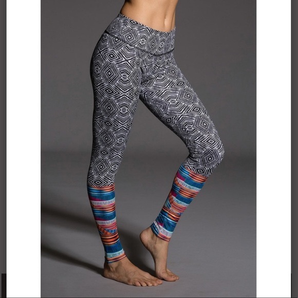 Onzie Pants - NWT Onzie Multicolor Graphic Workout Legging